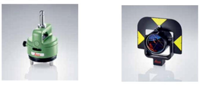 徠卡棱鏡和支架合理搭配，更易獲得高精度測量成果！